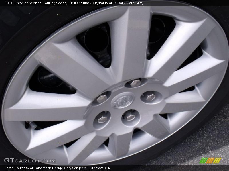 Brilliant Black Crystal Pearl / Dark Slate Gray 2010 Chrysler Sebring Touring Sedan