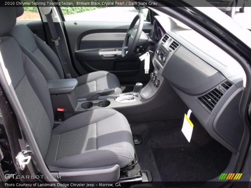 Brilliant Black Crystal Pearl / Dark Slate Gray 2010 Chrysler Sebring Touring Sedan