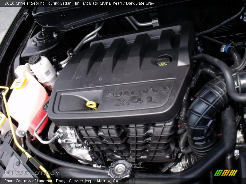 Brilliant Black Crystal Pearl / Dark Slate Gray 2010 Chrysler Sebring Touring Sedan