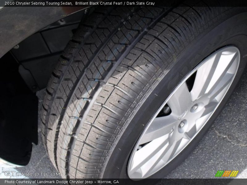 Brilliant Black Crystal Pearl / Dark Slate Gray 2010 Chrysler Sebring Touring Sedan