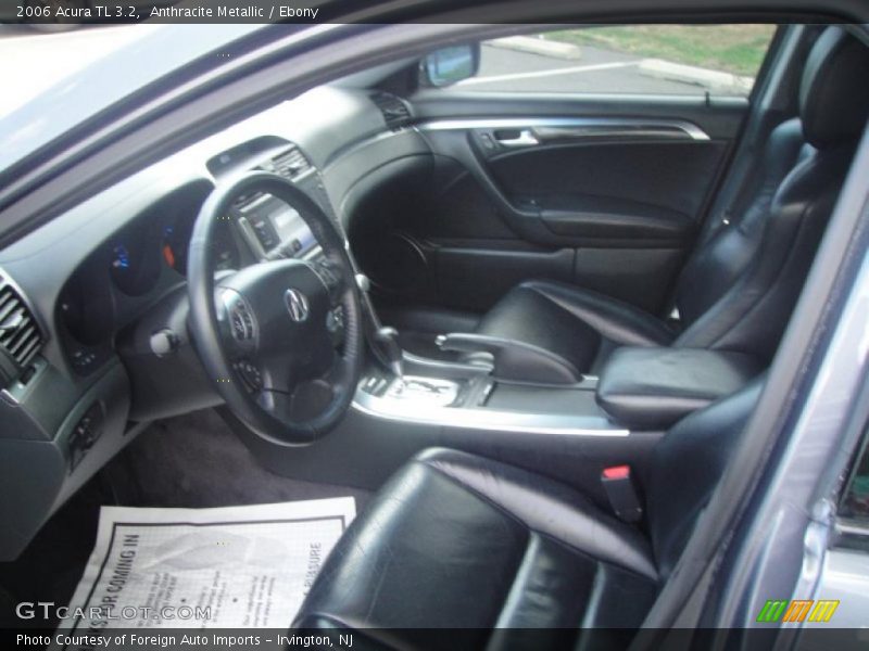 Anthracite Metallic / Ebony 2006 Acura TL 3.2