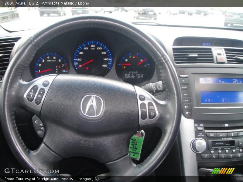 Anthracite Metallic / Ebony 2006 Acura TL 3.2