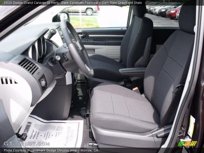 Dark Cordovan Pearlcoat / Dark Slate Gray/Light Shale 2010 Dodge Grand Caravan SE Hero