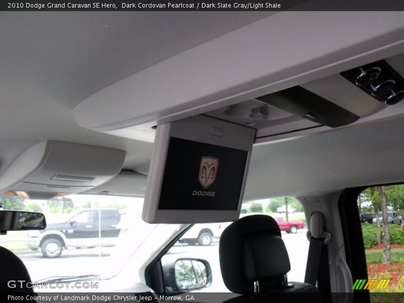 Dark Cordovan Pearlcoat / Dark Slate Gray/Light Shale 2010 Dodge Grand Caravan SE Hero