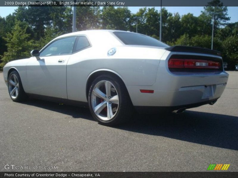 Bright Silver Metallic / Dark Slate Gray 2009 Dodge Challenger SRT8