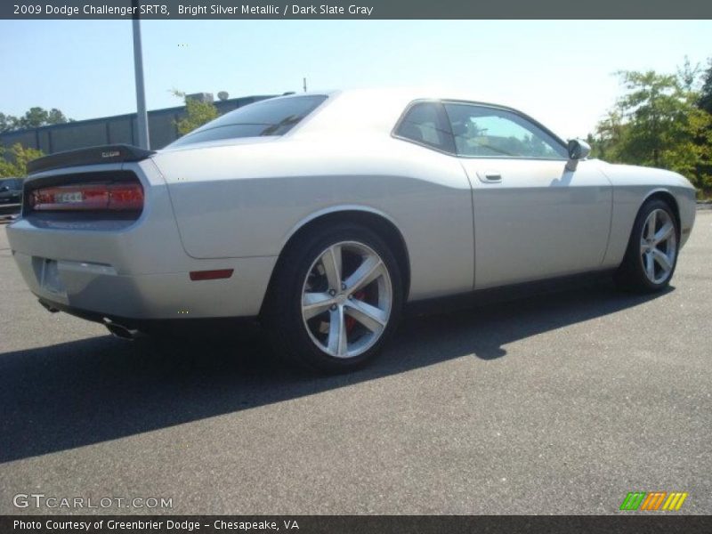 Bright Silver Metallic / Dark Slate Gray 2009 Dodge Challenger SRT8