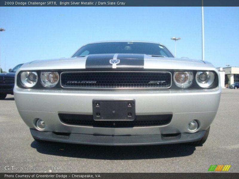 Bright Silver Metallic / Dark Slate Gray 2009 Dodge Challenger SRT8