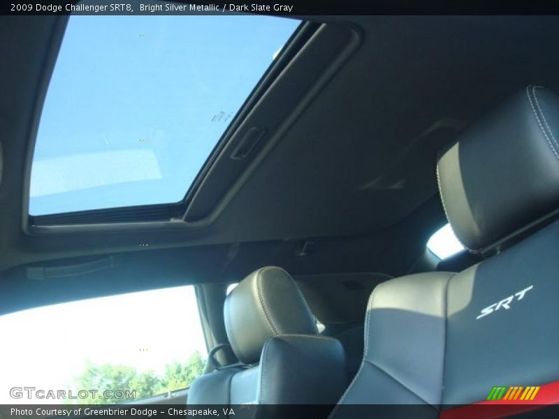 Bright Silver Metallic / Dark Slate Gray 2009 Dodge Challenger SRT8