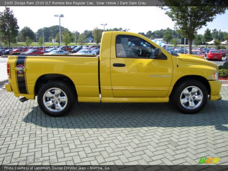 Solar Yellow / Dark Slate Gray 2005 Dodge Ram 1500 SLT Rumble Bee Regular Cab