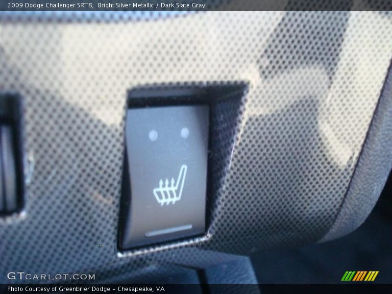 Bright Silver Metallic / Dark Slate Gray 2009 Dodge Challenger SRT8