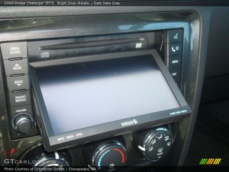 Bright Silver Metallic / Dark Slate Gray 2009 Dodge Challenger SRT8