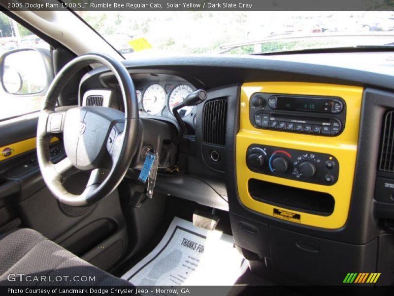 Solar Yellow / Dark Slate Gray 2005 Dodge Ram 1500 SLT Rumble Bee Regular Cab