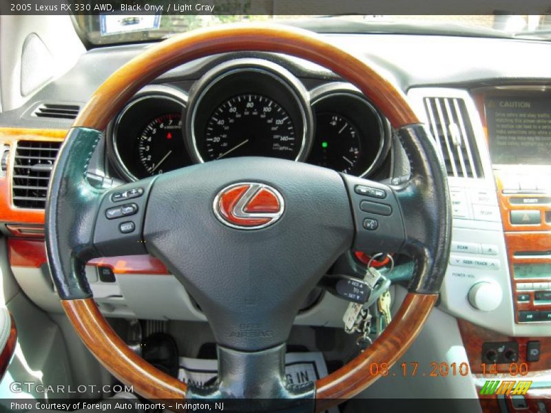 Black Onyx / Light Gray 2005 Lexus RX 330 AWD