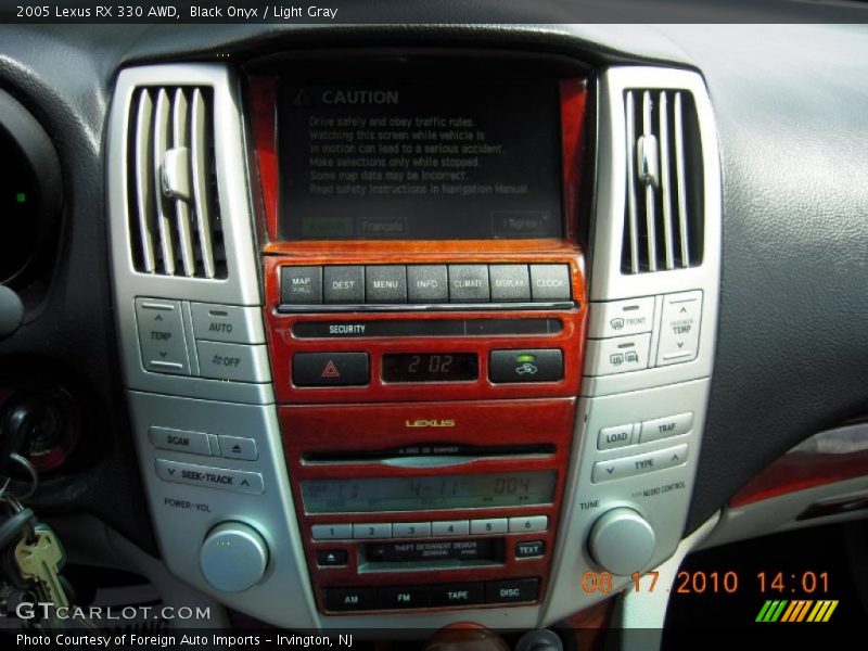 Black Onyx / Light Gray 2005 Lexus RX 330 AWD