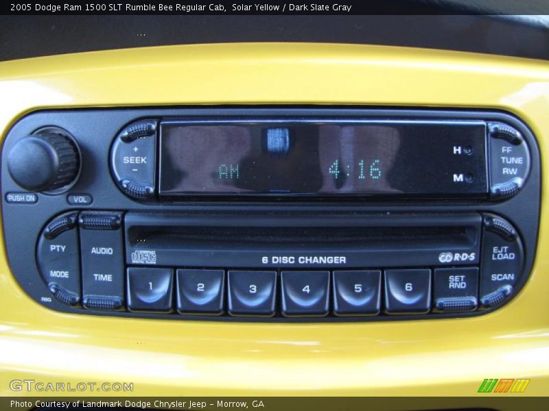 Solar Yellow / Dark Slate Gray 2005 Dodge Ram 1500 SLT Rumble Bee Regular Cab