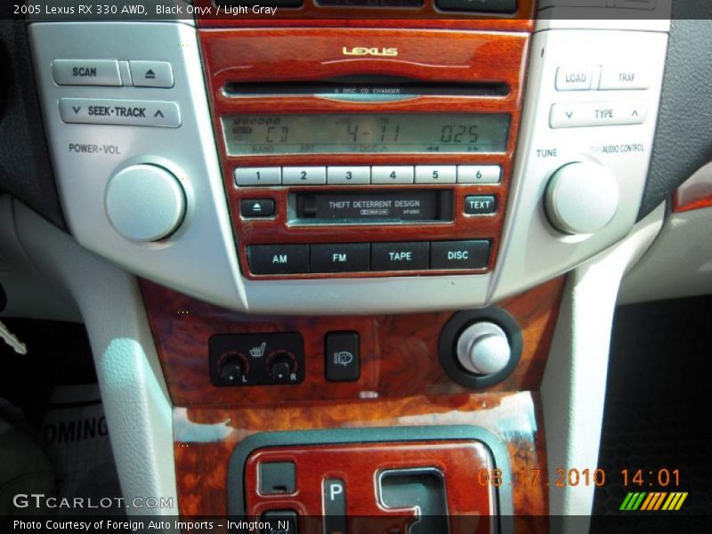 Black Onyx / Light Gray 2005 Lexus RX 330 AWD