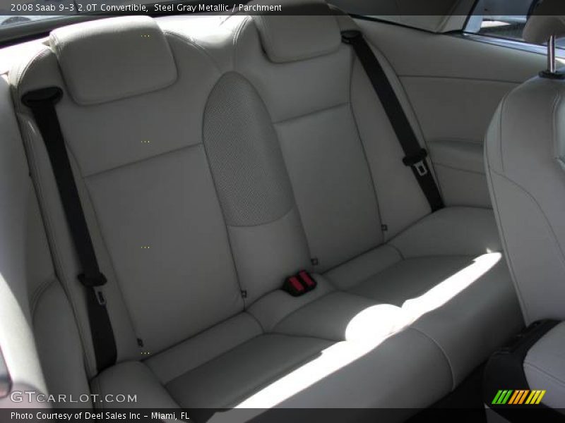 Steel Gray Metallic / Parchment 2008 Saab 9-3 2.0T Convertible