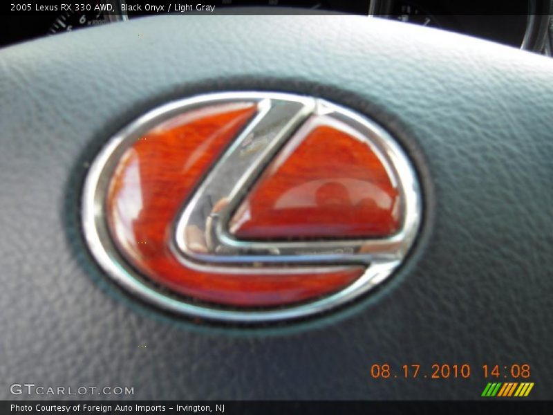 Black Onyx / Light Gray 2005 Lexus RX 330 AWD