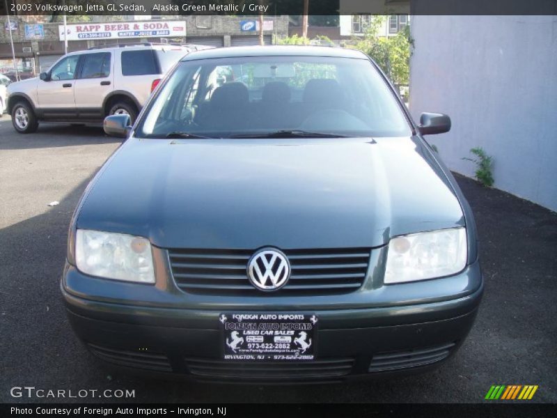 Alaska Green Metallic / Grey 2003 Volkswagen Jetta GL Sedan