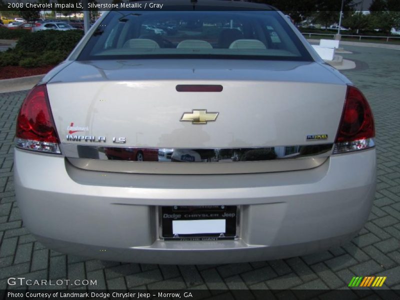 Silverstone Metallic / Gray 2008 Chevrolet Impala LS