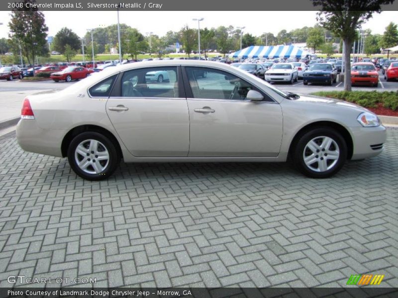 Silverstone Metallic / Gray 2008 Chevrolet Impala LS