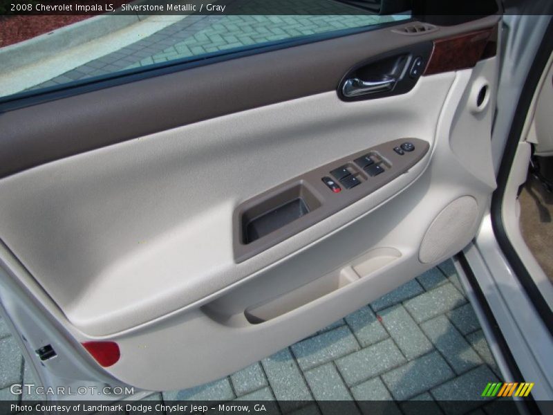 Silverstone Metallic / Gray 2008 Chevrolet Impala LS