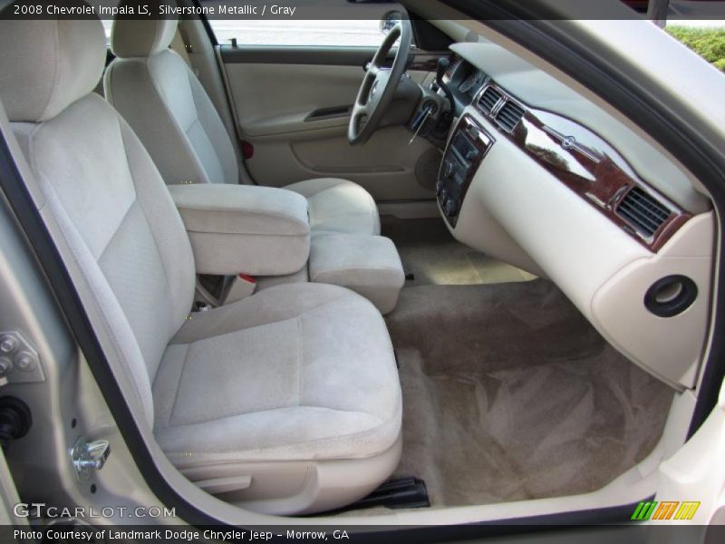 Silverstone Metallic / Gray 2008 Chevrolet Impala LS