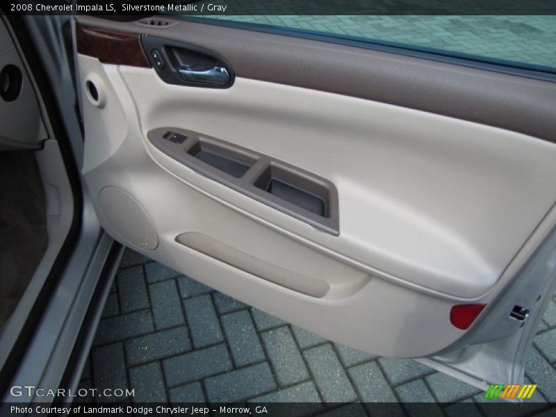 Silverstone Metallic / Gray 2008 Chevrolet Impala LS