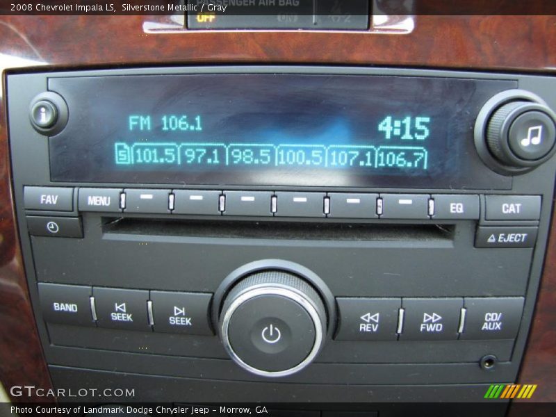 Silverstone Metallic / Gray 2008 Chevrolet Impala LS