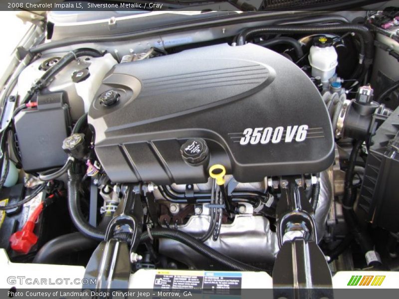 Silverstone Metallic / Gray 2008 Chevrolet Impala LS