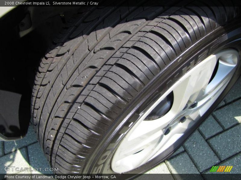 Silverstone Metallic / Gray 2008 Chevrolet Impala LS