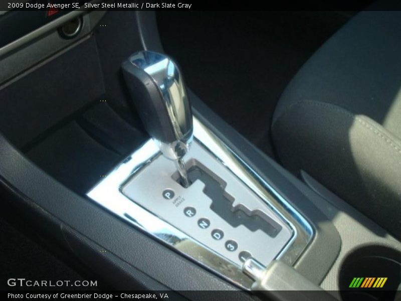 Silver Steel Metallic / Dark Slate Gray 2009 Dodge Avenger SE