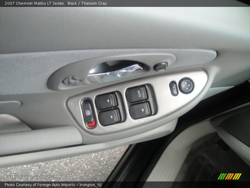 Black / Titanium Gray 2007 Chevrolet Malibu LT Sedan