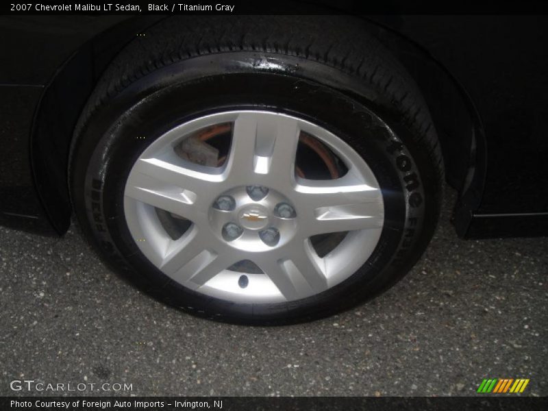 Black / Titanium Gray 2007 Chevrolet Malibu LT Sedan