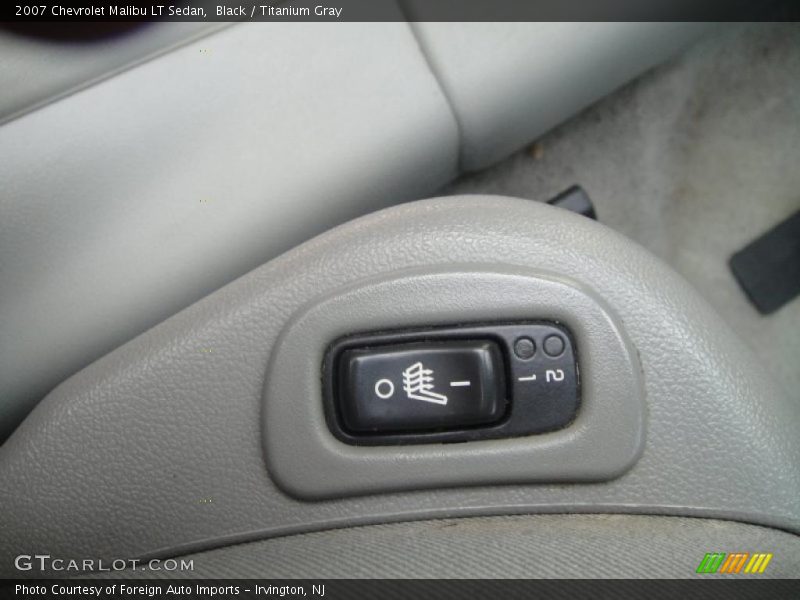 Black / Titanium Gray 2007 Chevrolet Malibu LT Sedan