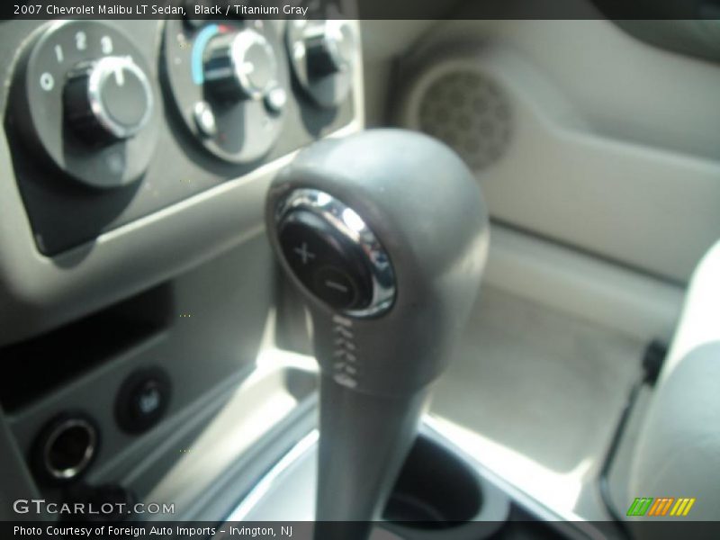 Black / Titanium Gray 2007 Chevrolet Malibu LT Sedan