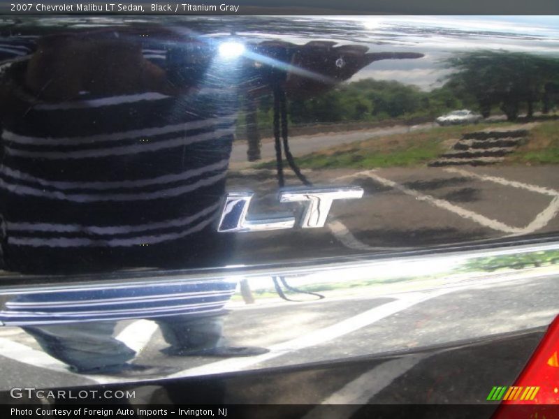 Black / Titanium Gray 2007 Chevrolet Malibu LT Sedan