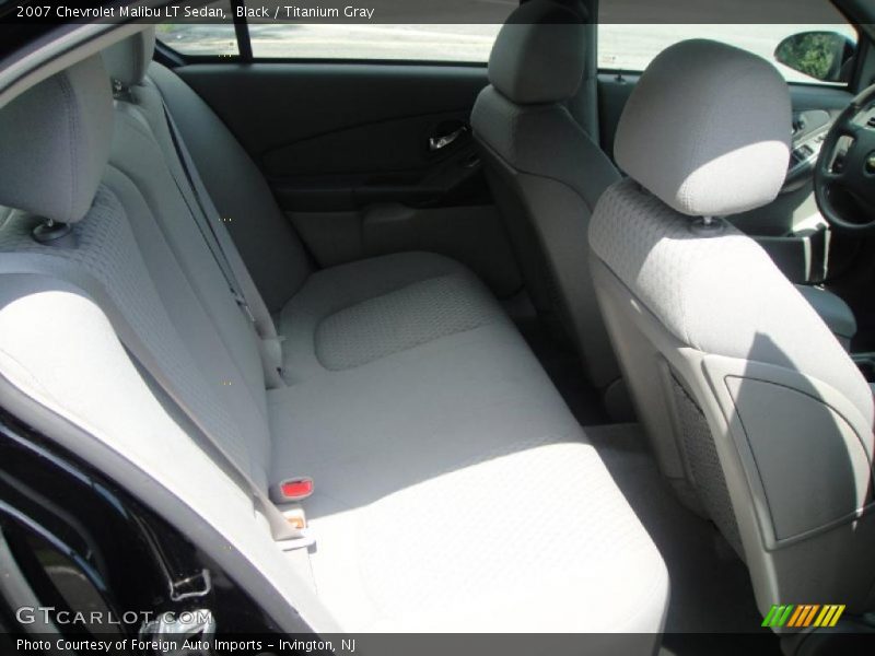 Black / Titanium Gray 2007 Chevrolet Malibu LT Sedan
