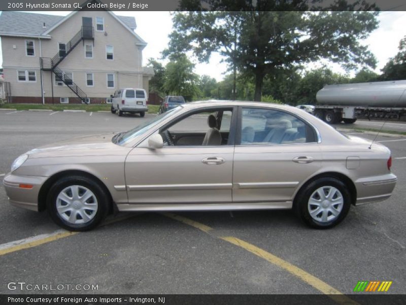 Golden Beige / Beige 2005 Hyundai Sonata GL