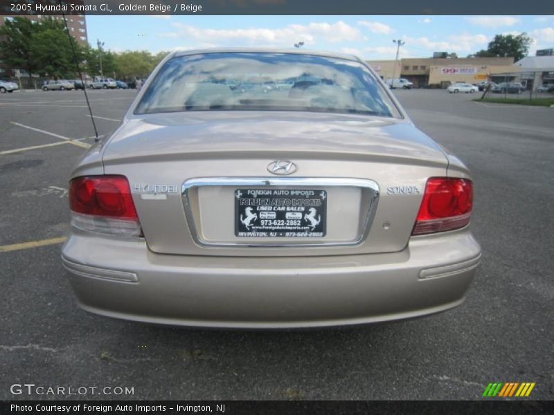 Golden Beige / Beige 2005 Hyundai Sonata GL