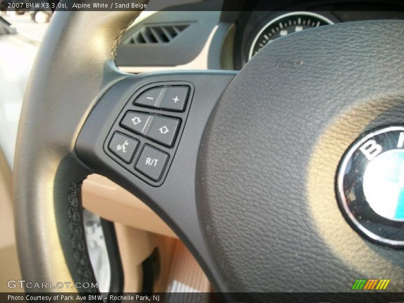 Alpine White / Sand Beige 2007 BMW X3 3.0si