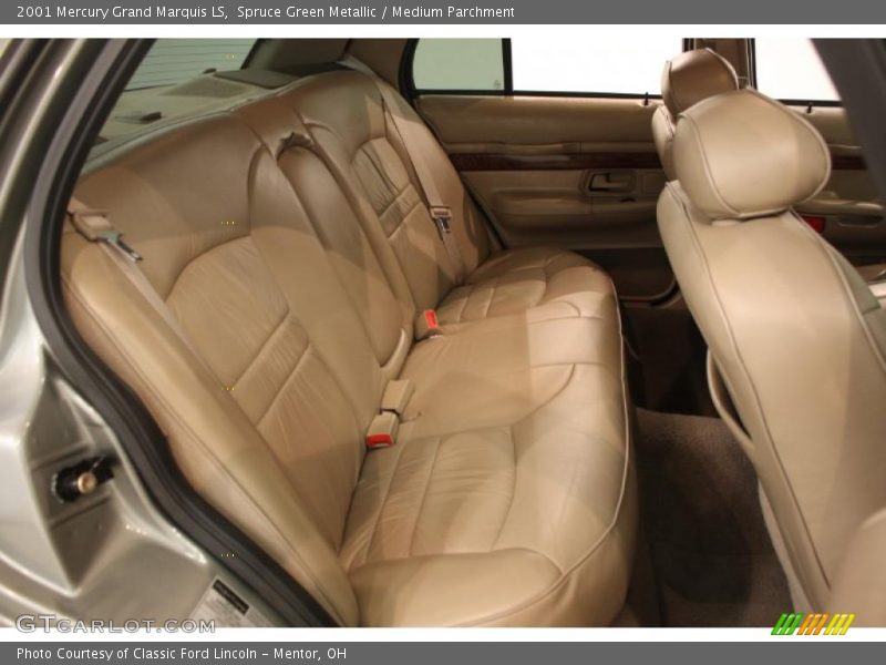 Spruce Green Metallic / Medium Parchment 2001 Mercury Grand Marquis LS