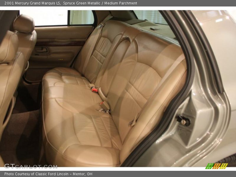 Spruce Green Metallic / Medium Parchment 2001 Mercury Grand Marquis LS
