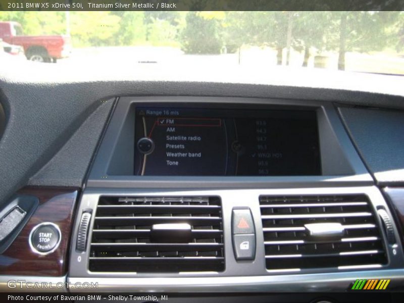Titanium Silver Metallic / Black 2011 BMW X5 xDrive 50i