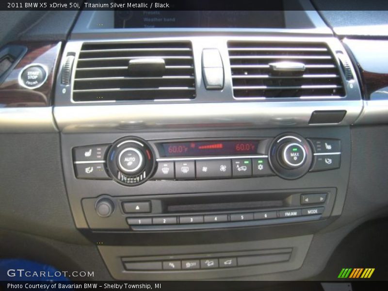 Titanium Silver Metallic / Black 2011 BMW X5 xDrive 50i