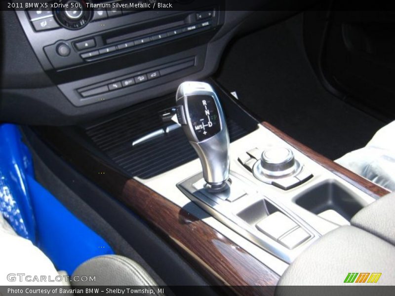 Titanium Silver Metallic / Black 2011 BMW X5 xDrive 50i