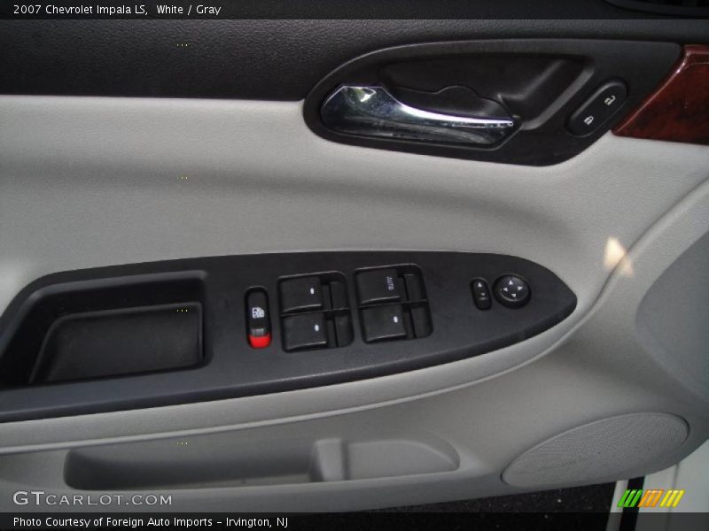 White / Gray 2007 Chevrolet Impala LS