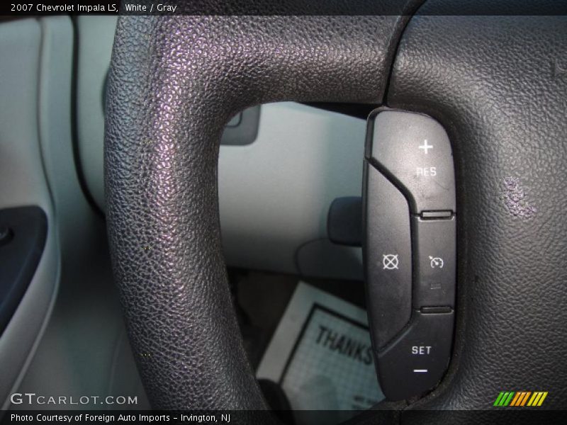 White / Gray 2007 Chevrolet Impala LS