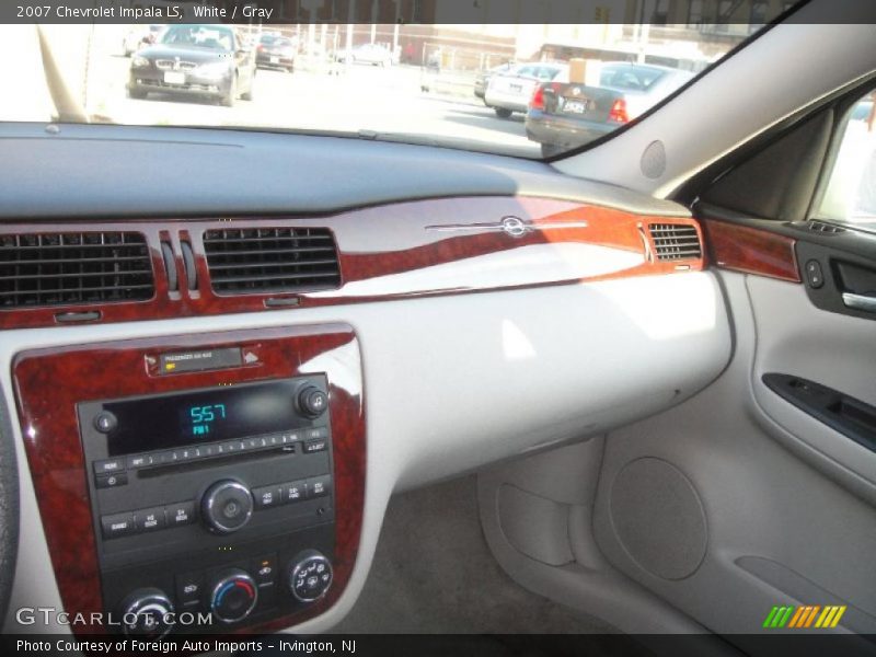 White / Gray 2007 Chevrolet Impala LS