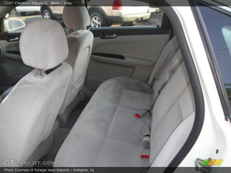 White / Gray 2007 Chevrolet Impala LS
